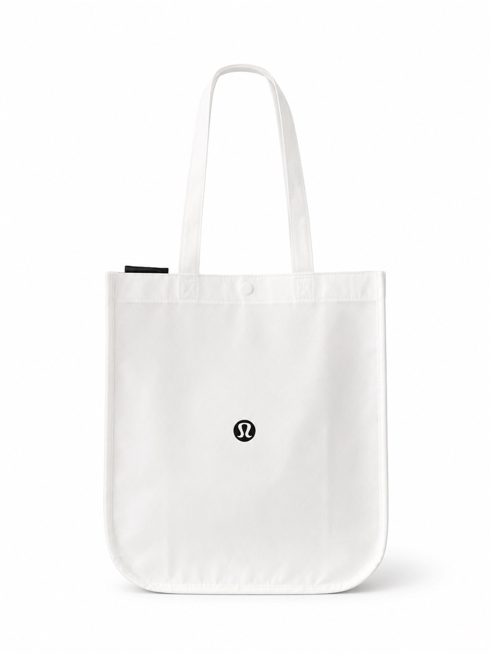 New lululemon Large White Black Reusable Shopper Tote